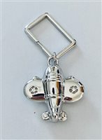 Silea - Viale Europa, 3 - Portachiavi Del Conte in Argento PCAGPLAIN - PCAGPLAIN